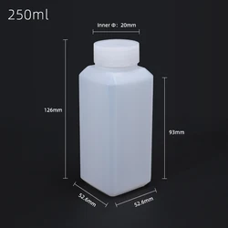 10PCS of 250ML Empty HDPE bottle narrow mouth storage container cosmetic Lotion Essential oil Refillable Bottles