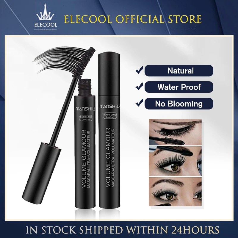 Mascara en fibre optique 3D imperméable à l'eau pour les yeux, extension de cils de curling durable, brosse de maquillage, cosmétiques pour les yeux, 8ml