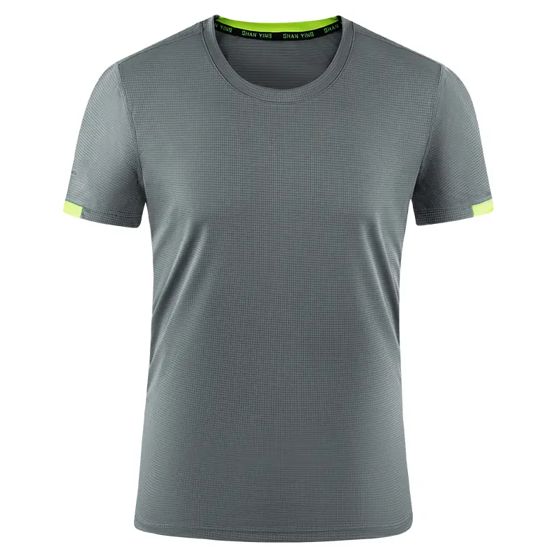 Summer Men’s And Women’s Quick-drying T-shirt Custom Logo Printing Embroidery Team Sportswear Running Shirt, 99.9% Fiber - Image 9