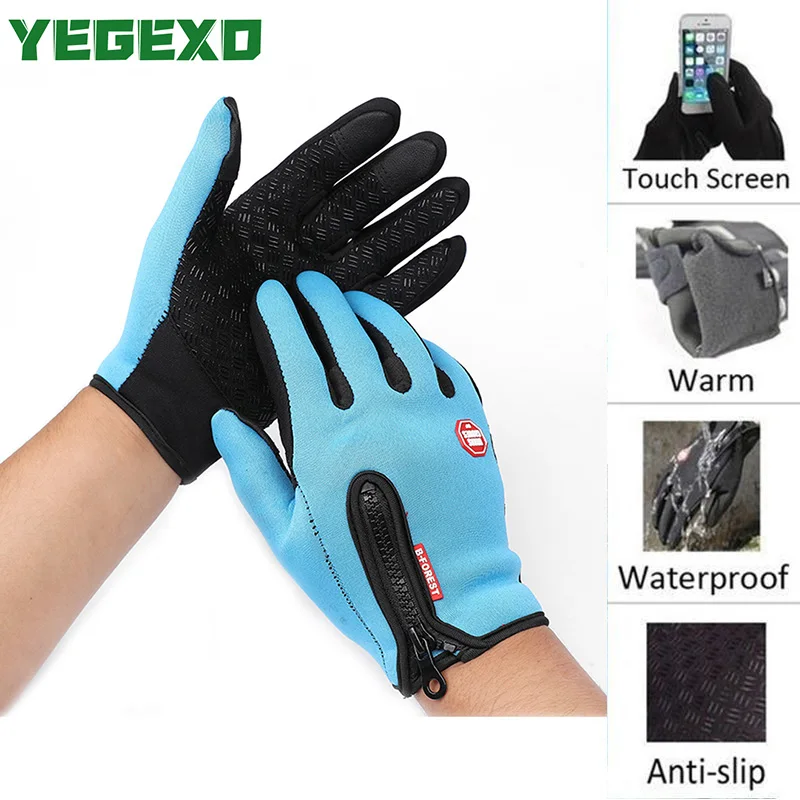 

Motorcycle Gloves Waterproof Touch Screen For honda dio af18 yamaha tdm 900 honda msx125 suzuki gs500 yamaha pw 50