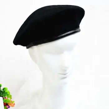 Mode chaude militaire soldat armée bérets chapeau unisexe hommes femmes hiver chaud laine béret casquette