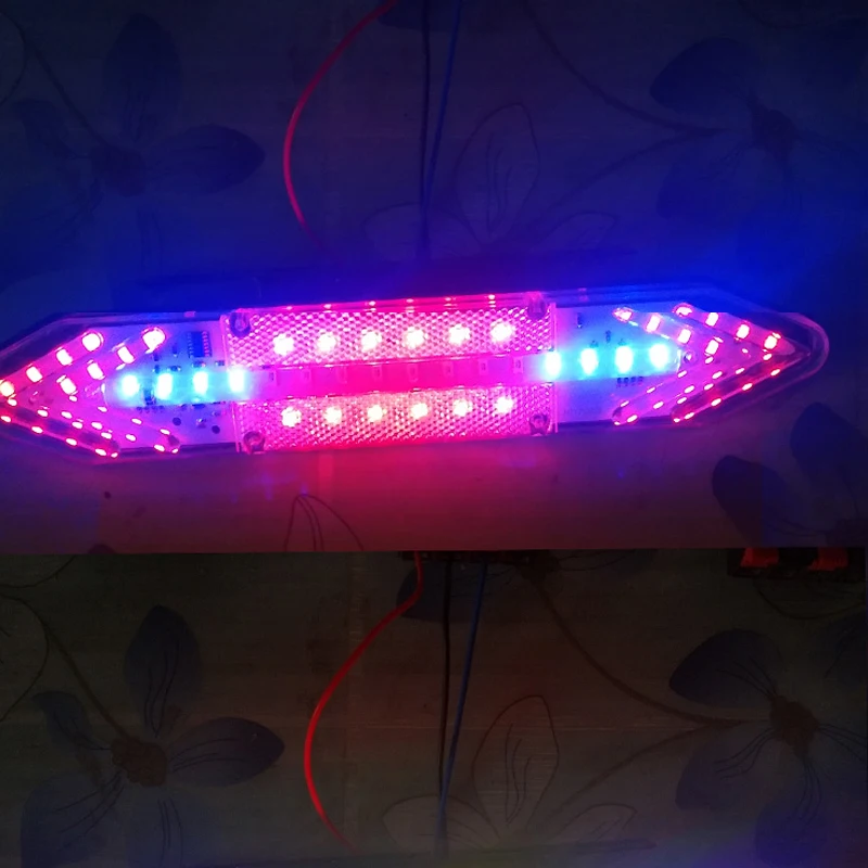 Luz Led trasera de advertencia para coche y camión, Luz antiniebla colorida para remolque, caravanas, 24v, impermeable, Flash estroboscópico