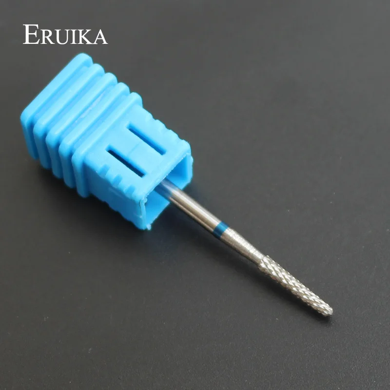 ERUIKA 1pc Carburo di Tungsteno Fresa Unghie artistiche Trapani Bit 3/32 "Squalo Mano Macinapepe Taglierina Dispositivo Elettrico Manicure Lucido Accessorio