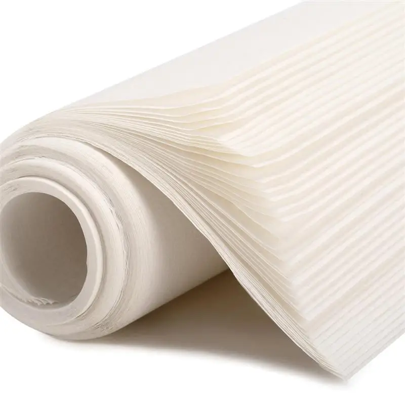 50 folhas de papel xuan papel de arroz para pintura folhas de prática para pintura pincel chinês em branco papel chinês para