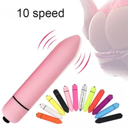 Mini Bullet Vibrator for Women 10 Speed Clitoris Stimulator Dildo Vibrator Erotic Toys for Woman Adult  Products Sex Machine