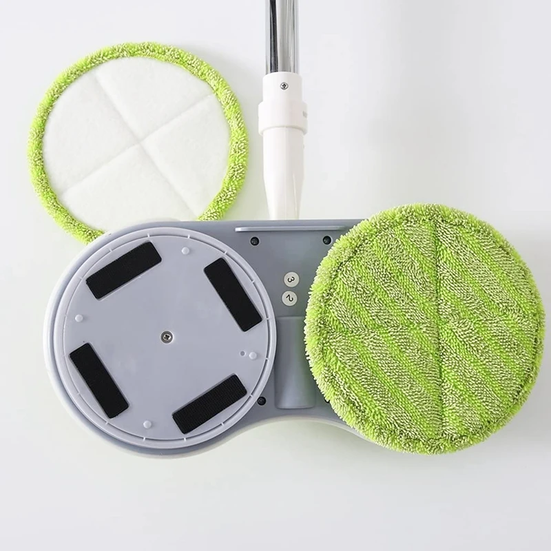 10 Pcs Replacement Pad for Cordless Electric Rotary Mop Sweeper Wireless Electric Rotary Mop Replacement Scrubber Pad