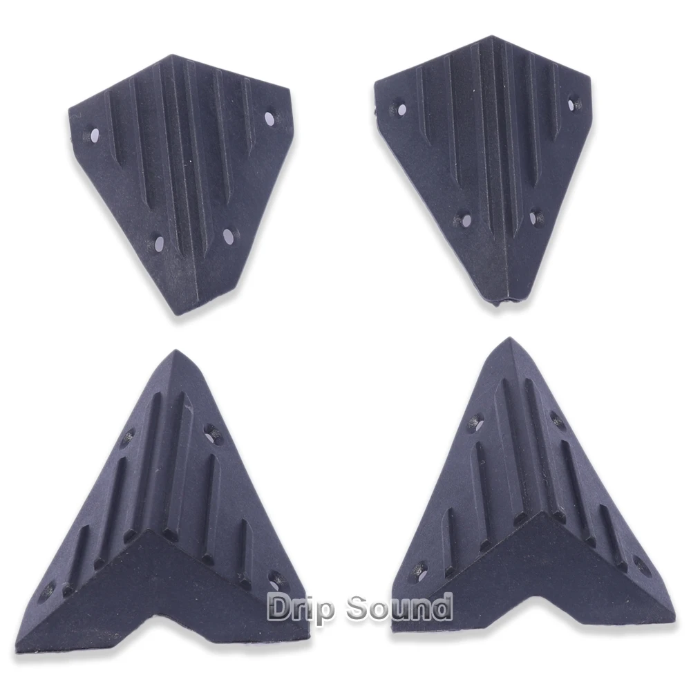 4 قطعة 70x42 مللي متر حامي الزاوية البلاستيكية الديكور الآمن الزاوية اليمنى غطاء للحماية لصندوق مكبر الصوت