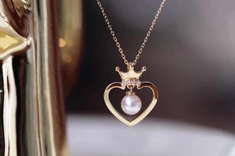

Crown Heart 925 Sterling Silver Pendant Mounts Findings Settings Jewelry Fittings Women Accessories for Pearls Beads Stones