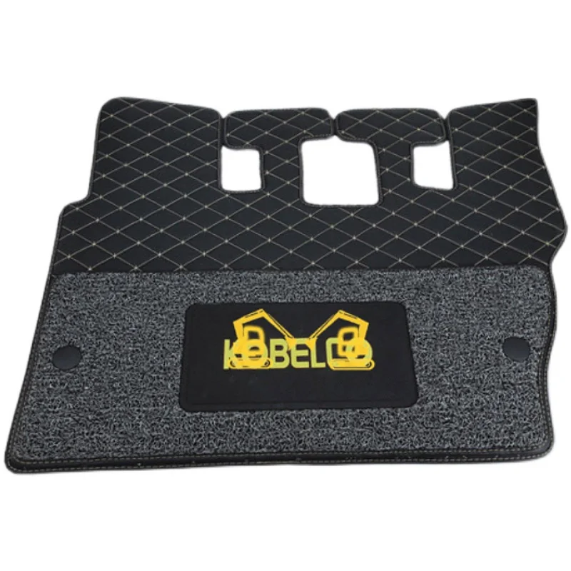 

For Kobelco SK200 210 250 260-8 Super 8 cab supplies floor rubber foot mats decorative mats excavator parts