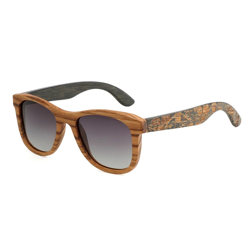 Natural Bamboo Glasses Women Fashion Handmade Carved Men's Sunglasses Original Classic UV 400 Polarized Box