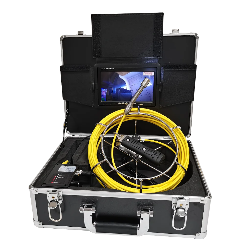 

TPWLCO 17mm 720P Waterproof Industrial Sewer Endoscope Camera 7inch LCD Pipe Video Inspection System Support DVR Recorder 20-50m