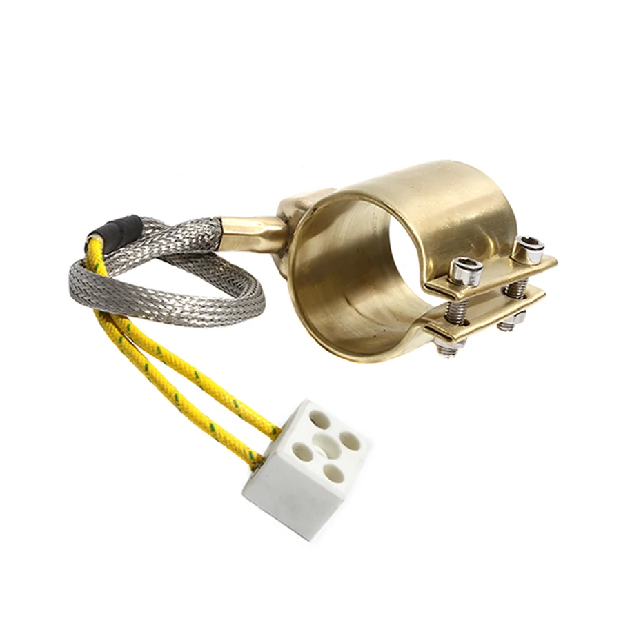 50mm Inner Diameter 50~70mm Height Brass Band Heater 110V/220V/380V 350W/380W/420W/500W Fully Enclosed Electric Heating Ring