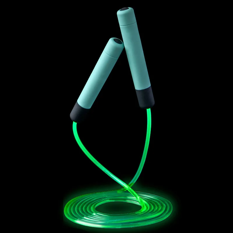 LED Luminous Jump Rope for Students, Fluorescent Sports Goods, New Bright LED, Intelligent Glowing, Running Goods