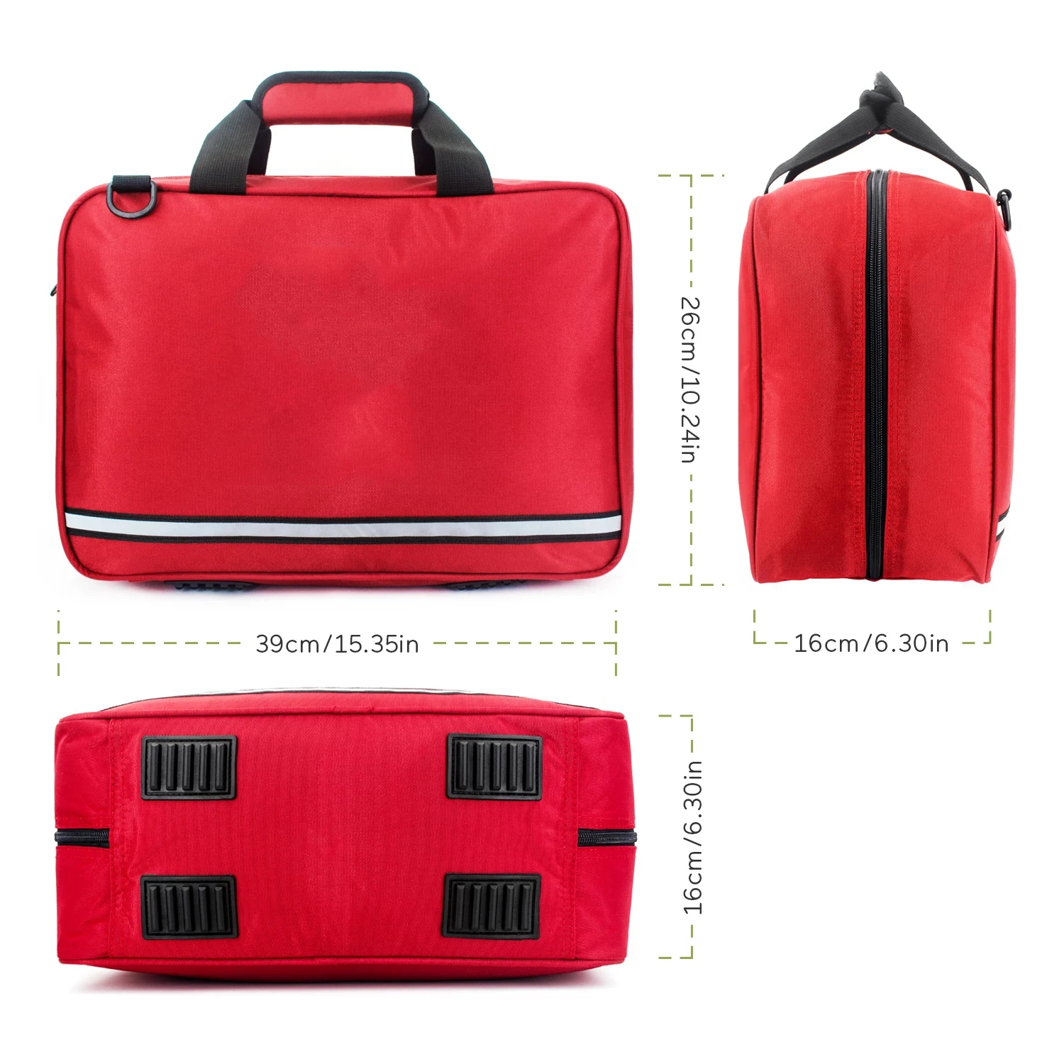 Bolsa de primeros auxilios vacía de alta calidad, Kit de emergencia para enfermera/médico, equipo médico, bolsa de instrumentos para Hospital familiar