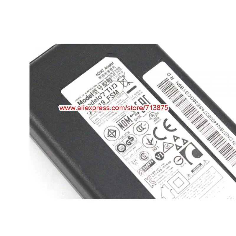 Imagem -02 - Adaptador ac para tv Led Samsung A6619 Genuine _ Fsm 19v 3.474a 66w Un32m5300af Un32m530dafxza Un32j525da 5205 Ue32j4570 Un32j4570