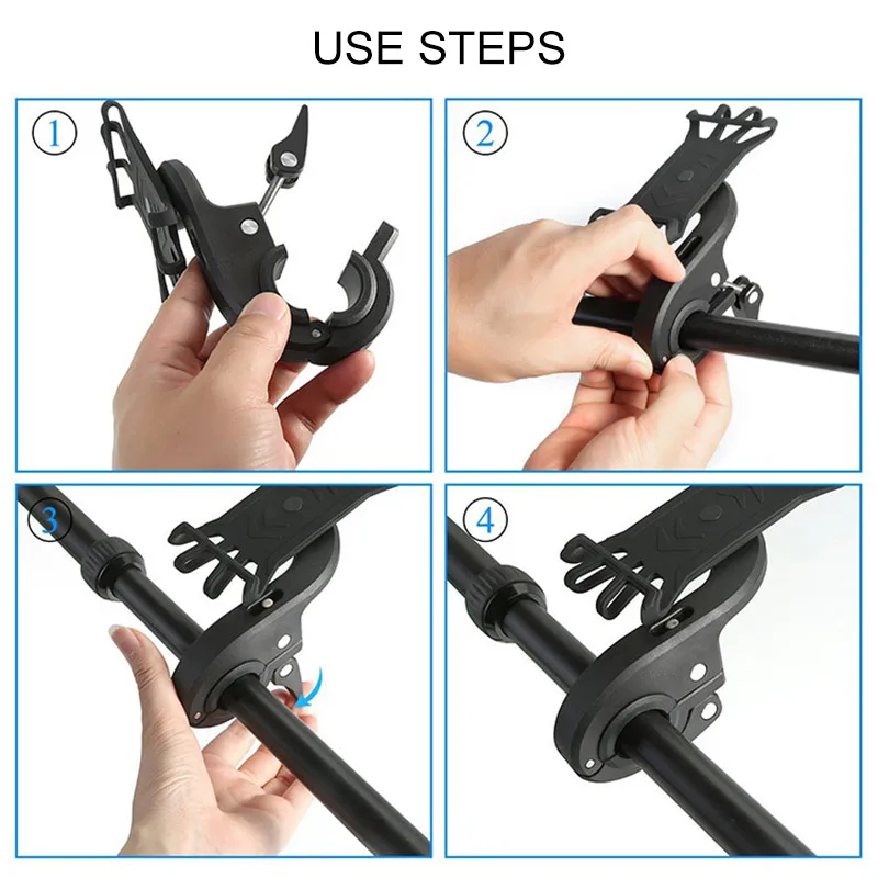 Phone Holder for Xiaomi Electric Scooter Accessories Universal Motorcycle Bicycle Support Adjustable Bike Phone Holder Safety