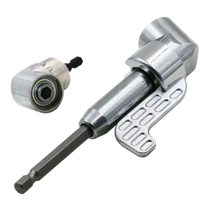 Nuovo Set di cacciaviti ad angolo a 105 gradi adattatore per supporto punte regolabili ugelli strumento per cacciavite ad angolo Driver ad angolo magnetico da 1/4 "pollici