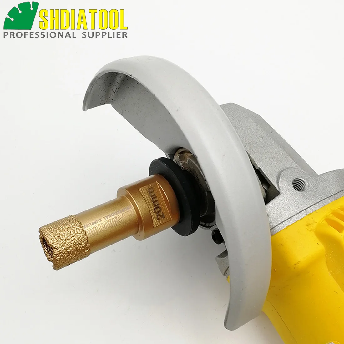 SHDIATOOL Dia20mm สูญญากาศ Brazed เพชรเจาะ Bits 15มม.ความสูง M14เจาะเกลียวบิตหินอ่อนหินแกรนิตเซรามิครู