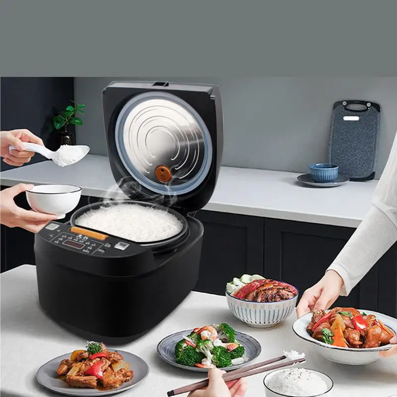 Electric Cooker Portable 5l Intelligent Reservation Set Speed Heat Insulation Lunch Box Instant Soup Porridge Home Electric Cook