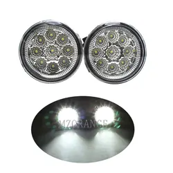 2pcs Fog Light Assembly for Nissan X-Trail T31 Tiida Saloon Hatchback Cube Juke Rogue 2004-2015 Halogen Headlight LED Lamps