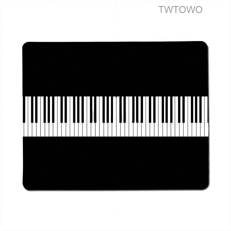 MousePad Piano Keys Play Mats Vintage Cool Musical Notes Rubber durable non-slip small size mouse pad hot sale