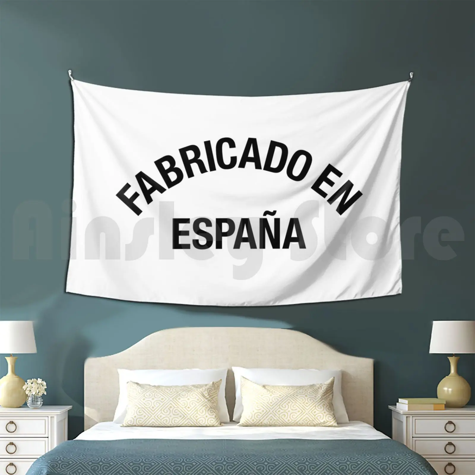 Made In Spain Tapestry Background Wall Hanging Made In Spain Spanish Espanol Hola Espana Born In Spain Fabricado En