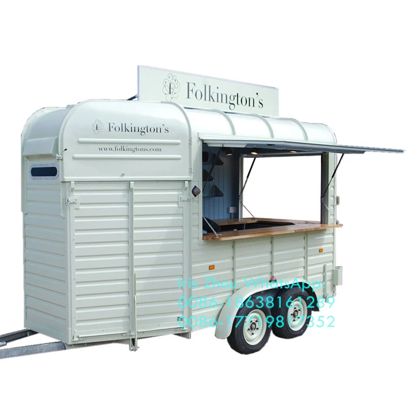 

Best Selling Trailer Type Mobile Fast Food Concession Trailer, Ice Cream Roll Food Trailer, Mobile Horse Box Food Trailer