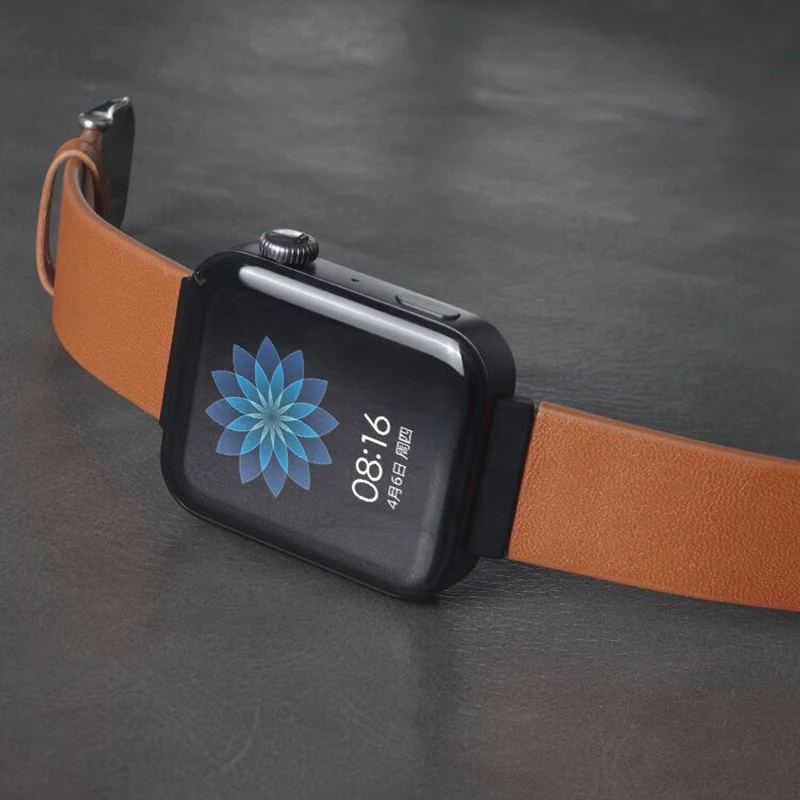 Ремешок из натуральной кожи для смарт-часов Xiaomi Mi