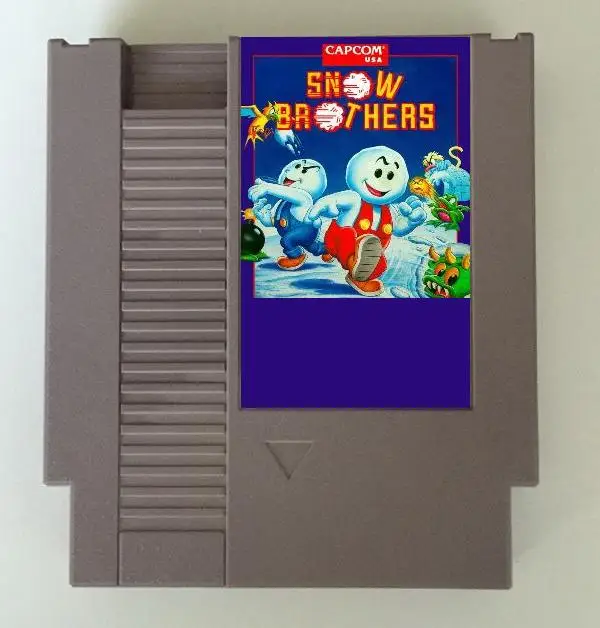 Snow Brothers Game Cartridge for NES/FC Console