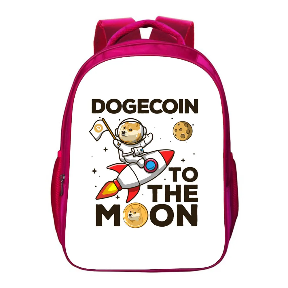 

Dogecoin Backpack Boys Girl Cute Animal School Bag Teens Storage Bag Travel Bags Children Rucksack 16 Inches Backpack Mochila