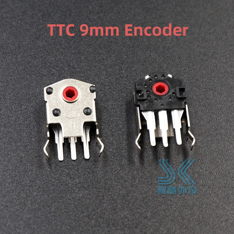 2pcs Original TTC Mouse Encoder Highly Accurate 9mm Red Core Solve sensei RAW RIVAL 100 310 g403 G603 G703  roller wheel problem