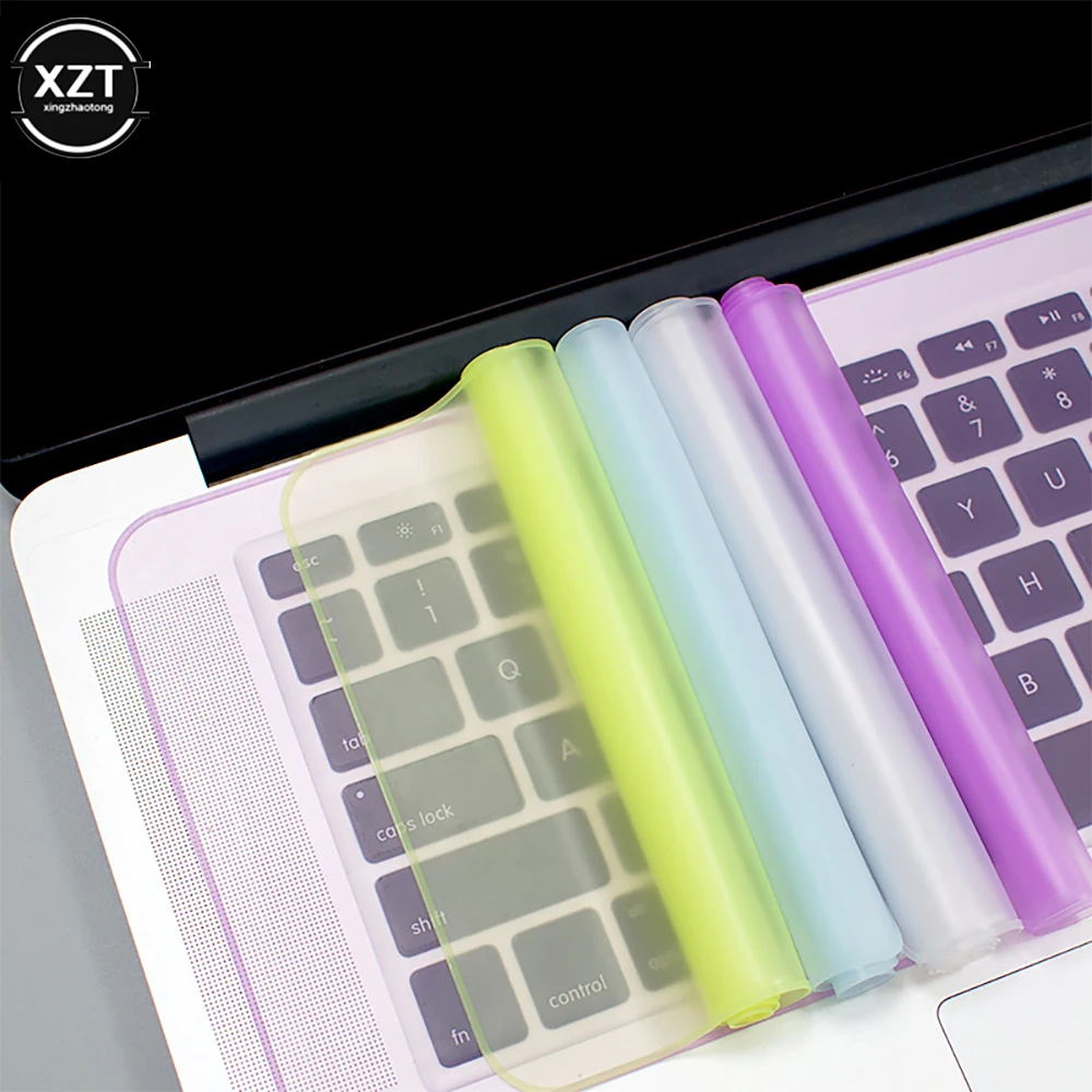 Funda protectora impermeable para teclado de portátil, cubierta de silicona a prueba de polvo para teclado de Notebook, 15, 17, 14, 15,6