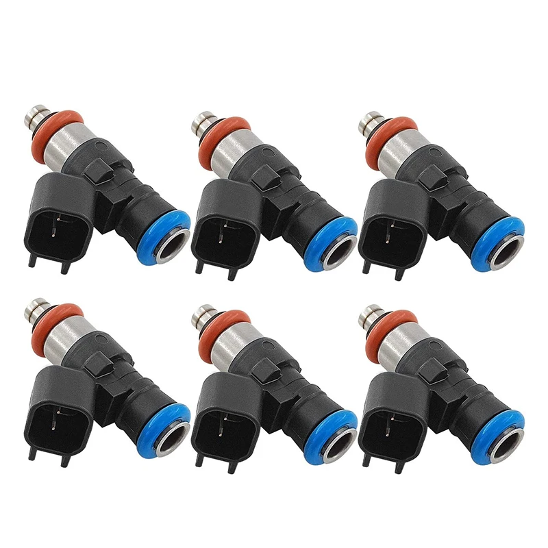 

6pcs Fuel Injectors For Ford Edge Taurus Flex Fusion Lincoln MKZ MKX 3.5L High Impedance Nozzle Replaces