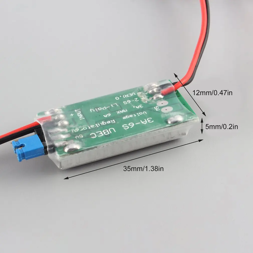 5V / 6V HOBBYWING RC UBEC 3A Max 5A Terendah RF Kebisingan BEC Penuh Pelindung Antijamming Beralih Regulator