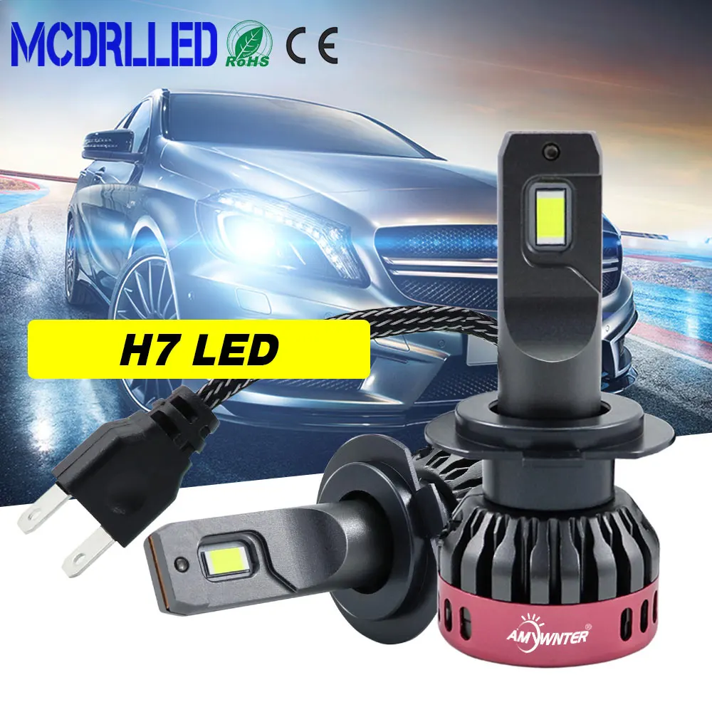 

2020 New Car Headlight H7 Led Bulbs H8 H9 H11 Auto Light Source 3600lm 12v 30w 6500k Cars Lamp White