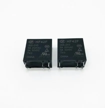 NEW 5V relay HF42F 005-2HS HF42F-005-2HS JZC-42F 005-2HS JZC-42F-005-2HS 5VDC DC5VC 5V 5A 250VAC DIP6