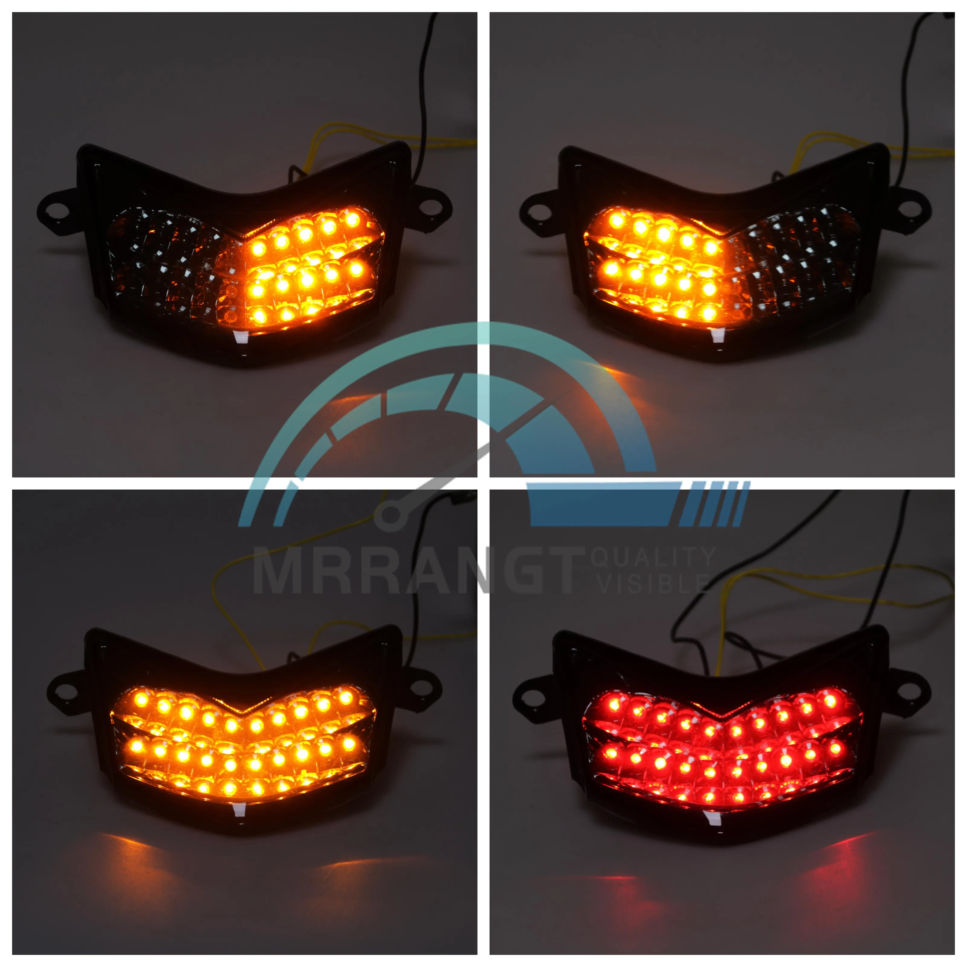 Integrated LED Rear Tail Light For Kawasaki Ninja ZX-10R ZX10R 2006-2007 ZX-6R ZX6R Z750S 2005-2006