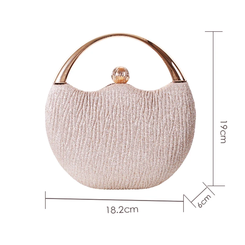 Women\'s Wedding Clutch Evening Bag Small Female Handbag Luxury Wedding Bridal Purse Chain Party Shoulder Bag ZD1558