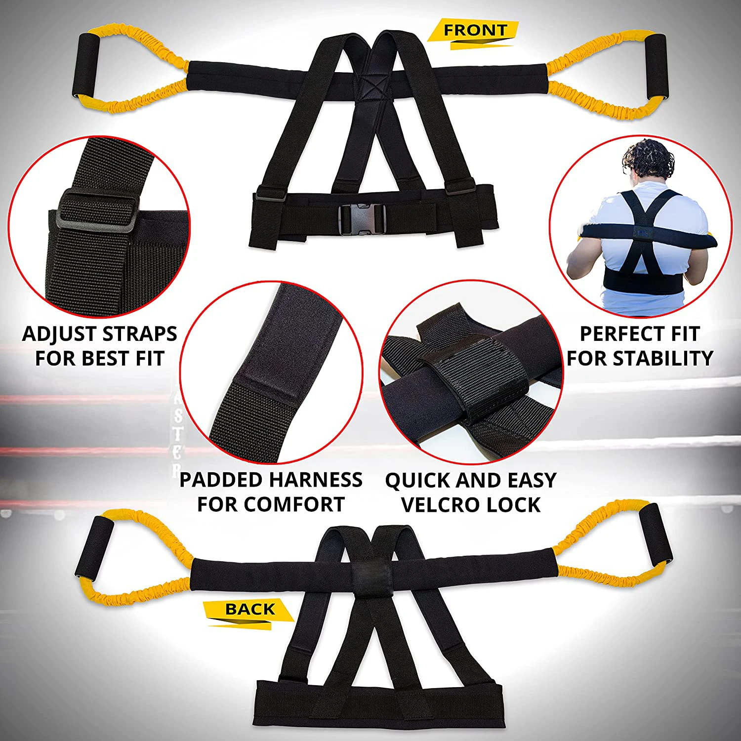 Multifunctional Resistance Bands for Training, Boxing Exercise Booster, Home Gym, Stretching Band