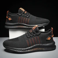 Baskets légères à la mode pour hommes, chaussures décontractées respirantes, chaussures de marche à lacets 1