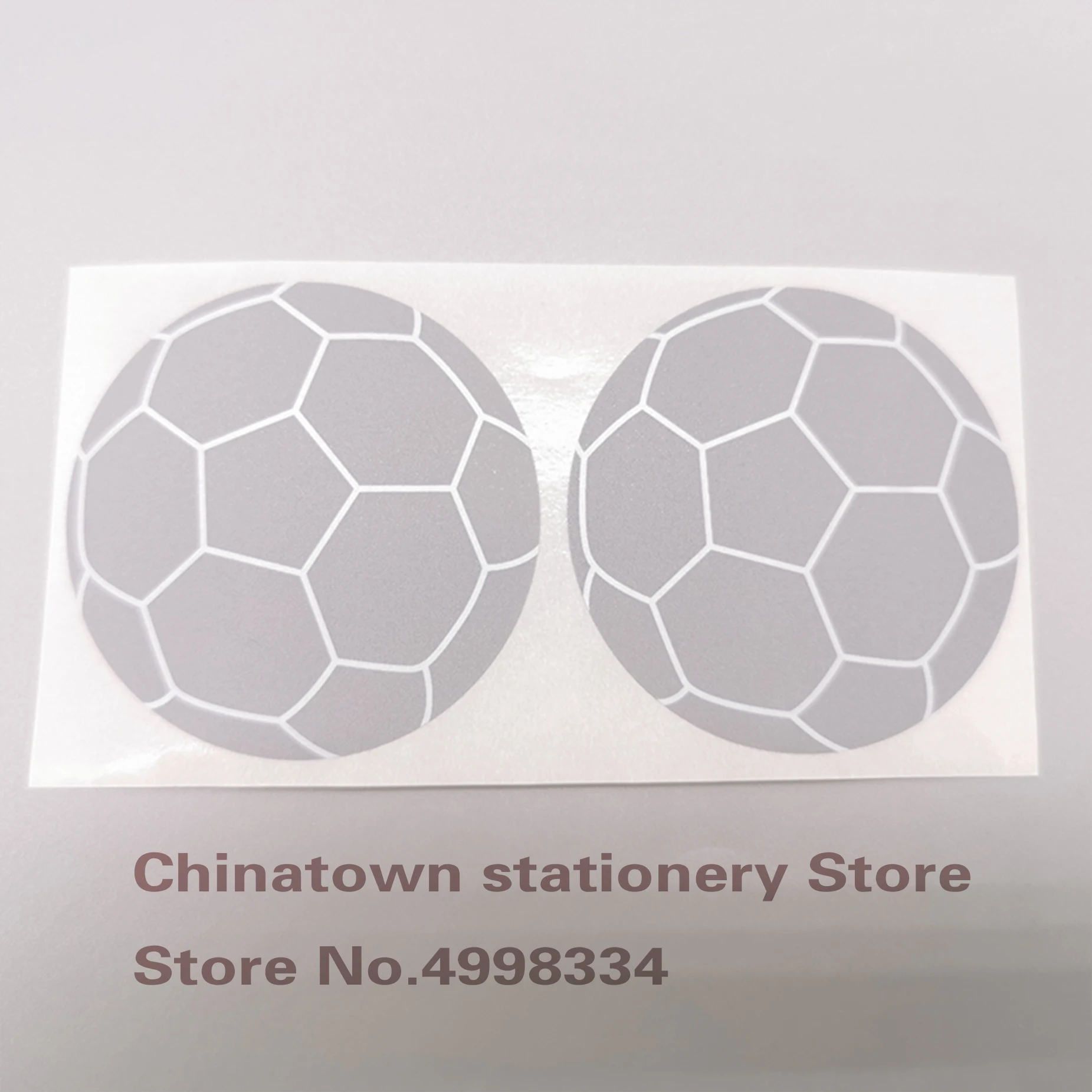 50pcs Scratch Off Stickers  55mm Round football shaps  gray Color Blank For Secret Code Cover Home Game Wedding Message