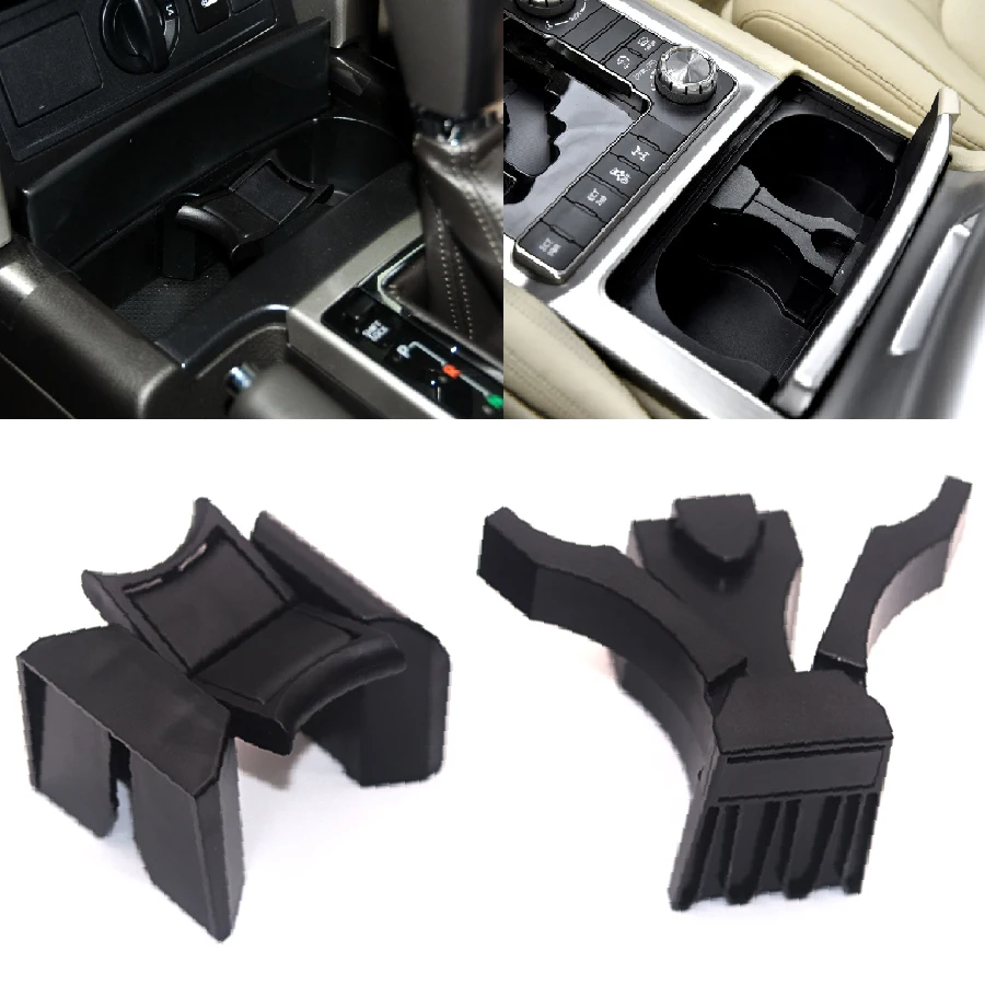 1Pc Car Center Console Cup Holder Insert Bottle Divider For Toyota Prado LC150/LC120/LC200 LAND CRUISER Highlander Camry Lexus