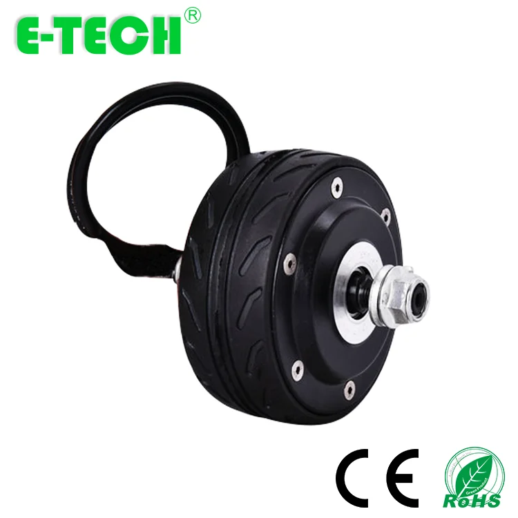 4 inch single shaft double shaft 24V 36V hub motor wheel