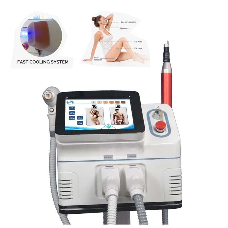 2025 New picosecond laser tattoo removal machine 1200w diode laser 808 755 1064 hair removal equipment