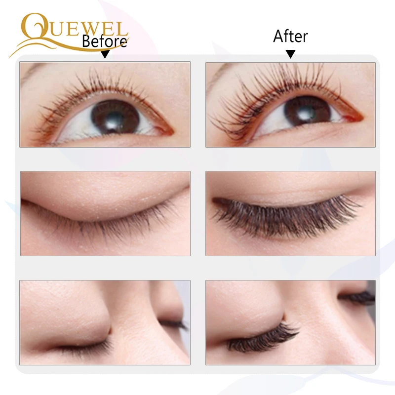 Quewel 10 Cases/Lot False Mink Eyelashes Extension 12 Rows Individual Lash Silk Cilios Professionals Round Eyelash Wholesaler