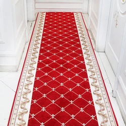 Nordic Stair Long Carpet, European Style, Corridor, Hallway Carpets, Hotel Aisle Rug, Home Entrance Doormat, Wedding Floor Rugs