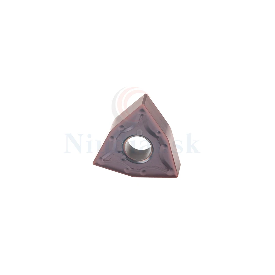 Tour CNC en alliage dur pour acier inoxydable, outil de découpe externe, outil de tournage, WNMG080404-MA WNMG080408-MA LF6018
