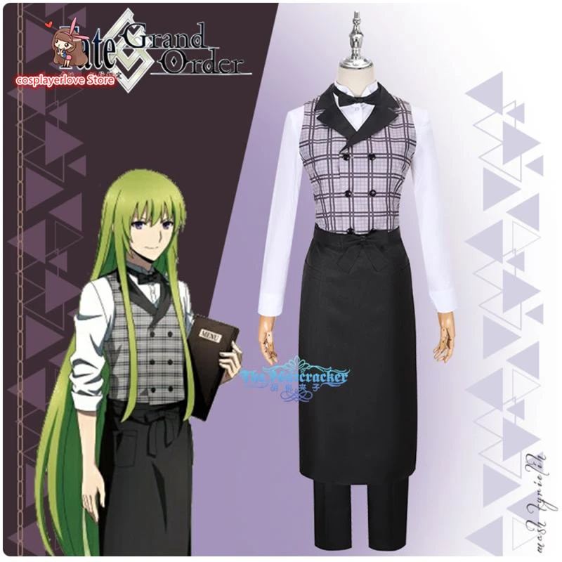 

Fate/Grand Order FGO Kingu Sweets Paradise Coffee Maid costume Cosplay Custom Made costume Halloween Christmas Costume