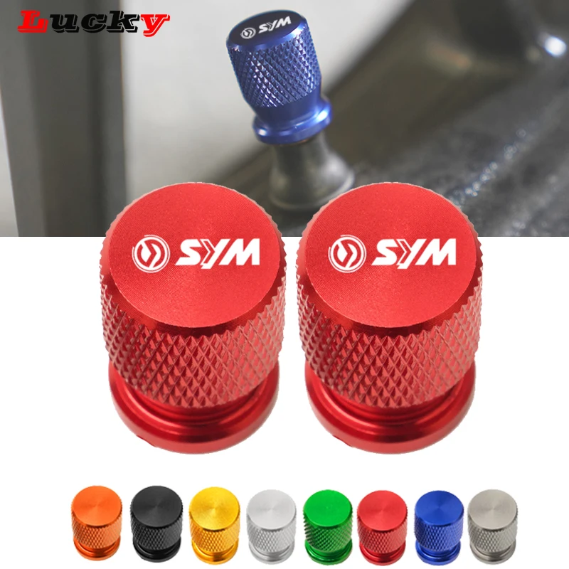 Wheel Tire Valve Cover Caps New For SYM Joymax Z 125 200 250 300 GTS 250i 300i T3 Maxsym 400 600i TL 500 Joyrides CRUISYM 300