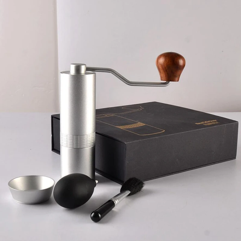 Aluminum Coffee Grinder Stainless Steel Burr Grinder Conical Coffee Bean Miller Manual Coffee Milling Machine мельница для специ